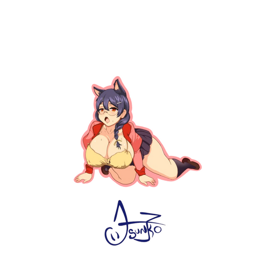 Tsunko Shop Tsubasa Hanekawa Sticker